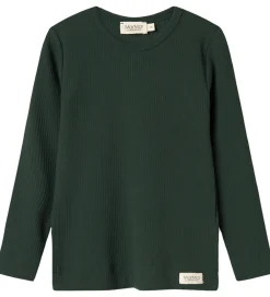 Bluse - Rib/Modal - Dark Leaf|MarMar Online