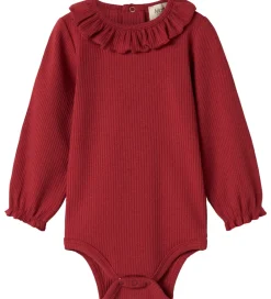 Body l/æ - Rib/Modal - Brandine - Hibiscus Red|MarMar Discount