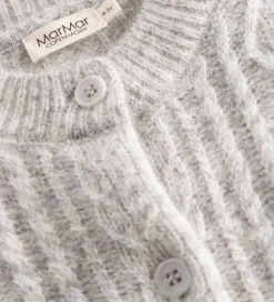 Cardigan - Uld - Morning Dew Mel.ange|MarMar Online