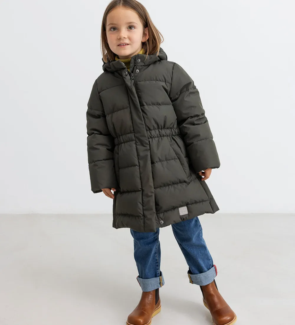 Dunfrakke - Oxford - Dark Moss|MarMar Discount