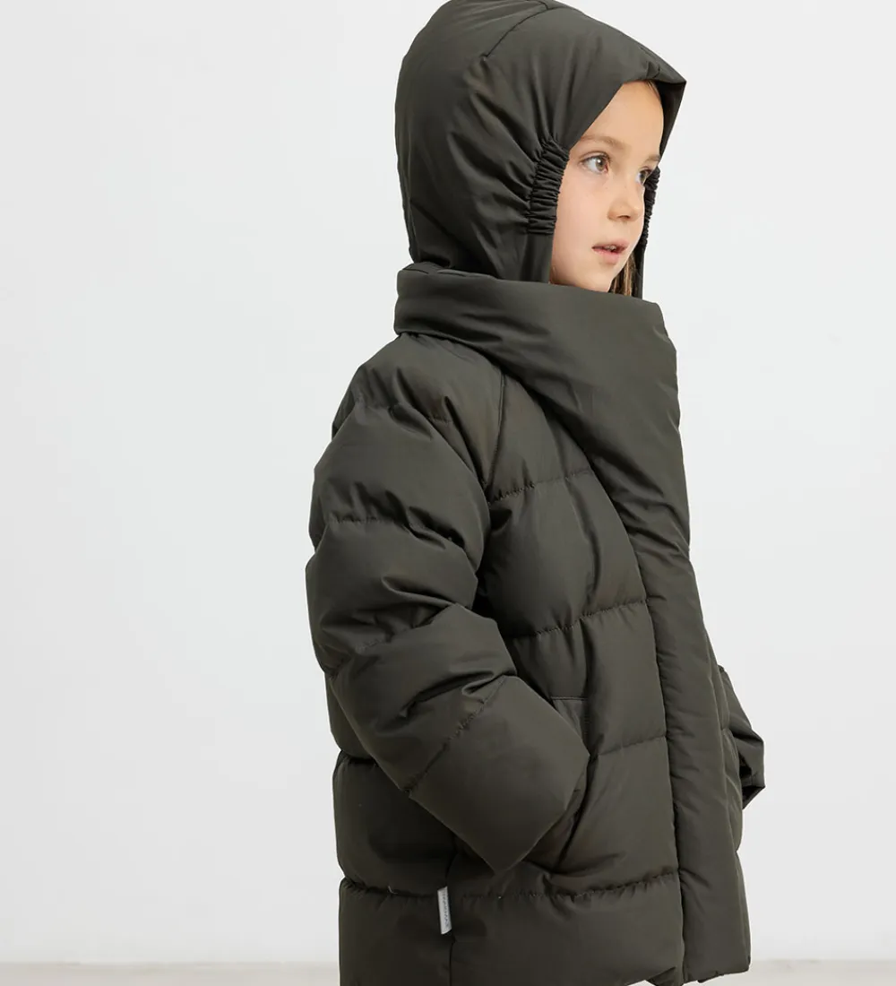 Dunjakke - Orik - Dark Moss|MarMar Clearance