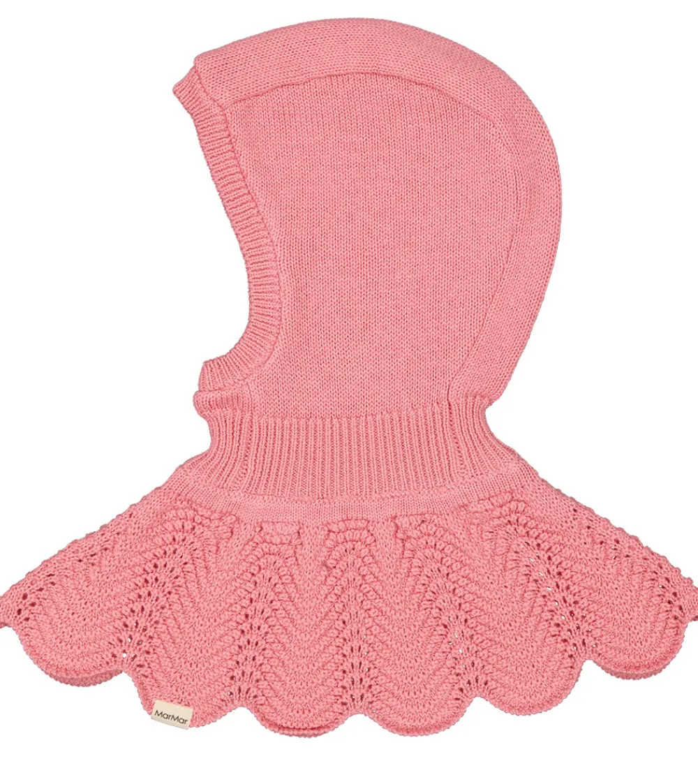 Elefanthue - Uld/Bomuld - 2-lags - Strik - Raspberry|MarMar Clearance