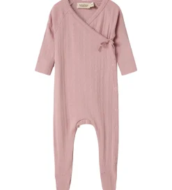 Heldragt m. Fødder - Modal - Rib - Rubetta - Soft Berry|MarMar Online