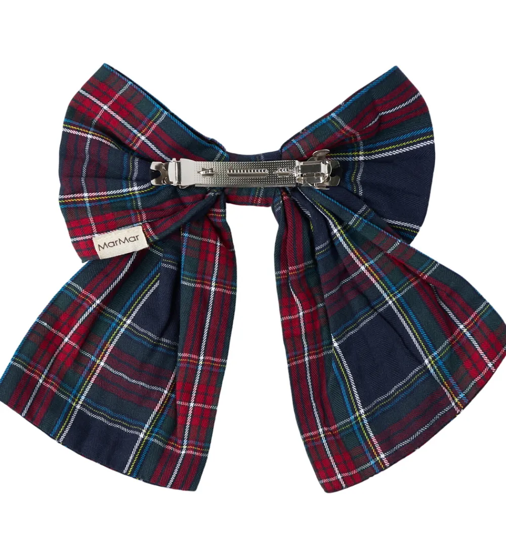 Hårspænde - Alina L - Pilot Navy Check|MarMar Discount