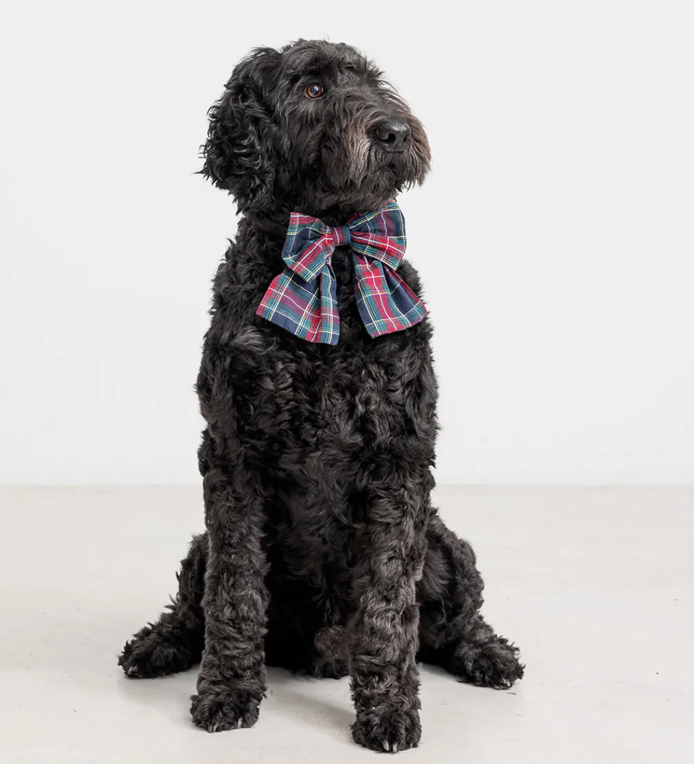 Hårspænde - Alina L - Pilot Navy Check|MarMar Discount