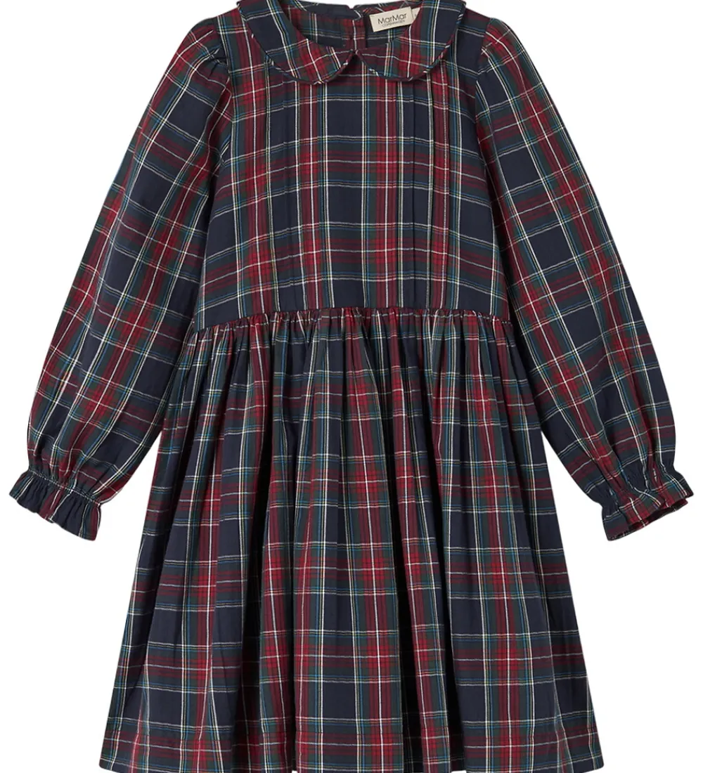 Kjole - Delice - Pilot Navy Check|MarMar Hot