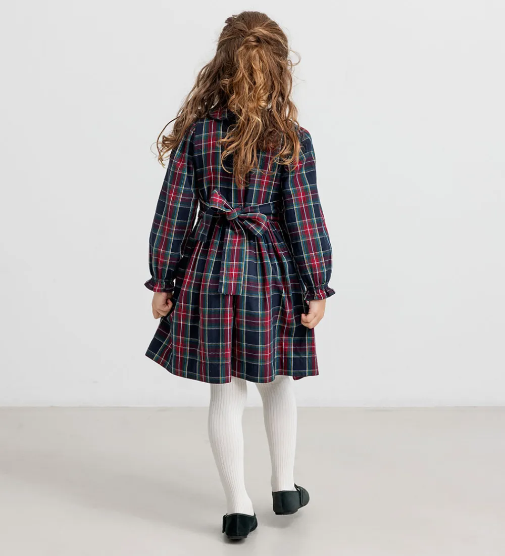 Kjole - Delice - Pilot Navy Check|MarMar Hot