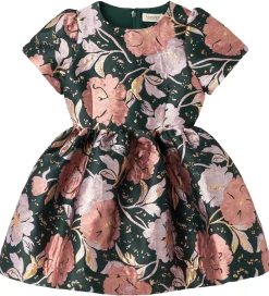 Kjole - Jacquard - Doreen - Winter Bouquet|MarMar Clearance