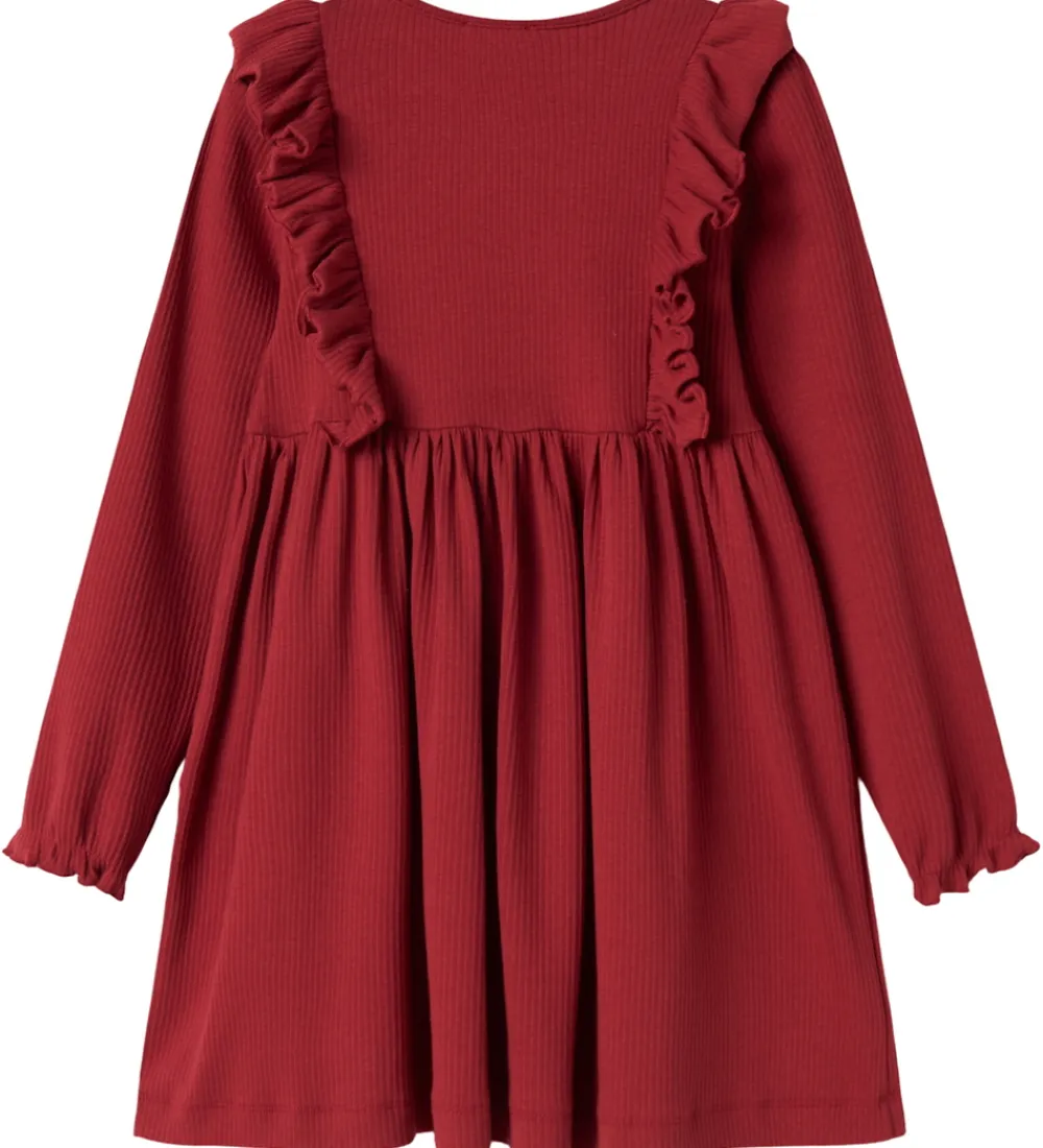 Kjole - Modal/Rib - Dikte - Hisbiscus Red|MarMar Clearance