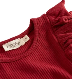 Kjole - Modal/Rib - Dikte - Hisbiscus Red|MarMar Clearance