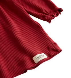 Kjole - Modal/Rib - Dikte - Hisbiscus Red|MarMar Clearance