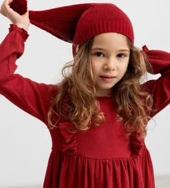 Kjole - Modal/Rib - Dikte - Hisbiscus Red|MarMar Clearance