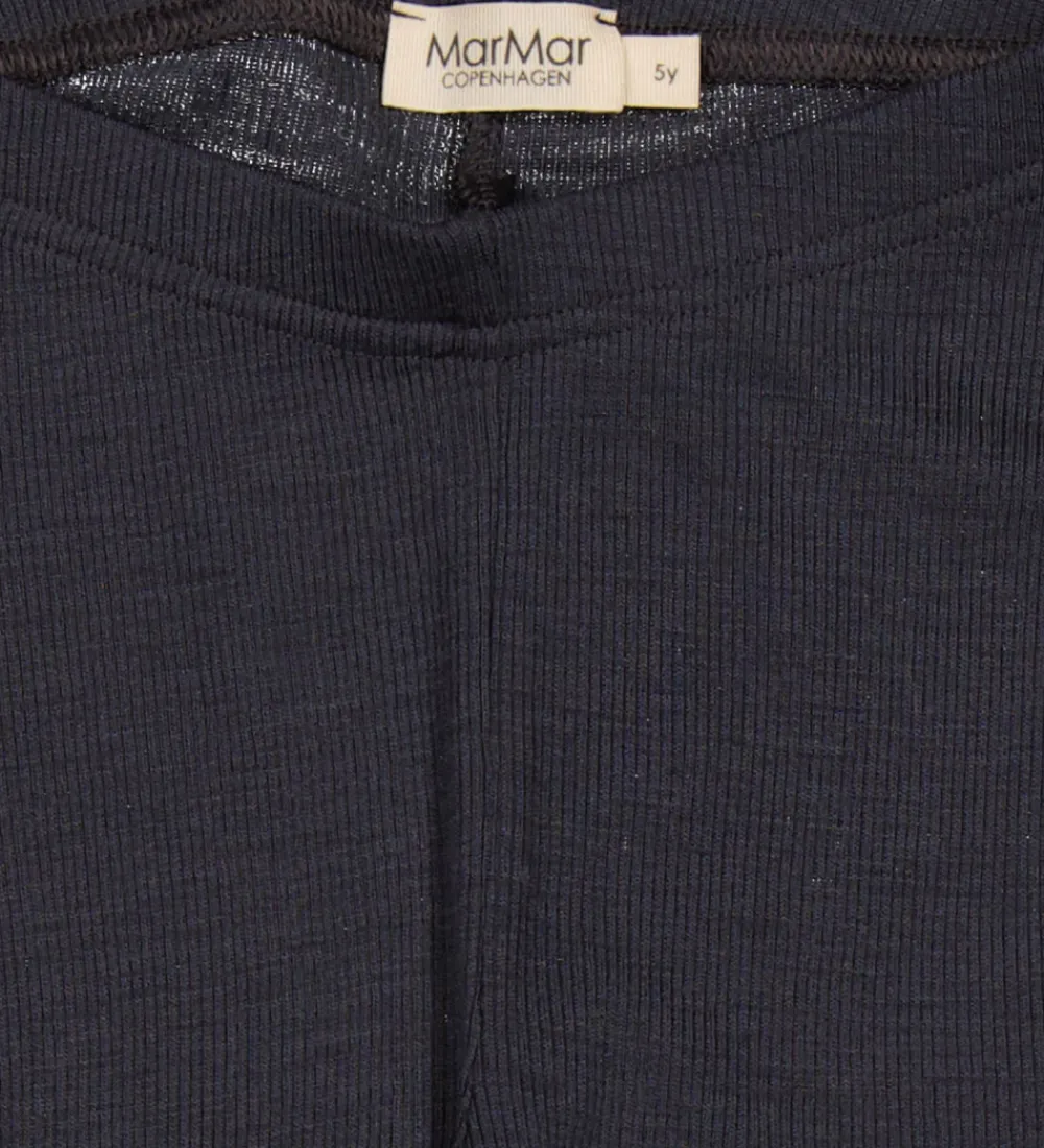 Leggings - Rib - Uld - Night|MarMar Best