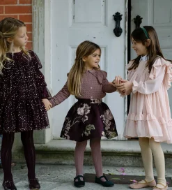 Nederdel - Sunita - Deep Mulberry Jacquard|MarMar