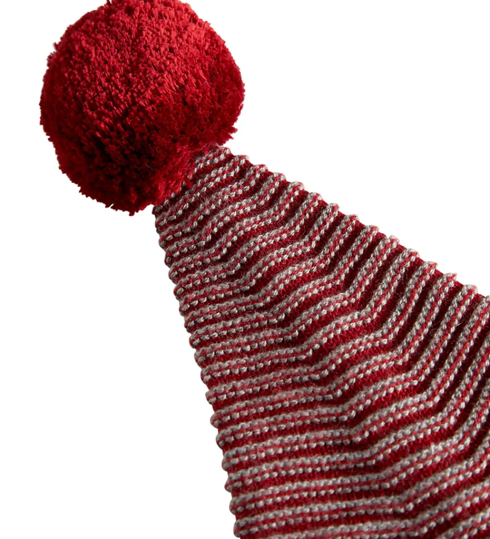 Nissehue - Strik - Alfen - Hibiscus Red Stripe|MarMar Discount