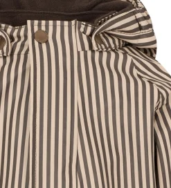 Regndragt m Fleece - PU - Orion - Brown Stripe|MarMar New