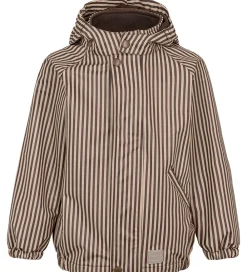 Regntøj m. Seler - PU - Oddy - Brown Stripe|MarMar Discount