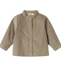 Skjorte - Fløjl - Tomi B - Mud|MarMar Sale