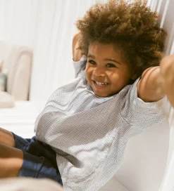 Skjorte - Hør - Tage - Mini Check|MarMar Clearance