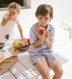 Skjorte - Hør - Tage - Mini Check|MarMar Clearance