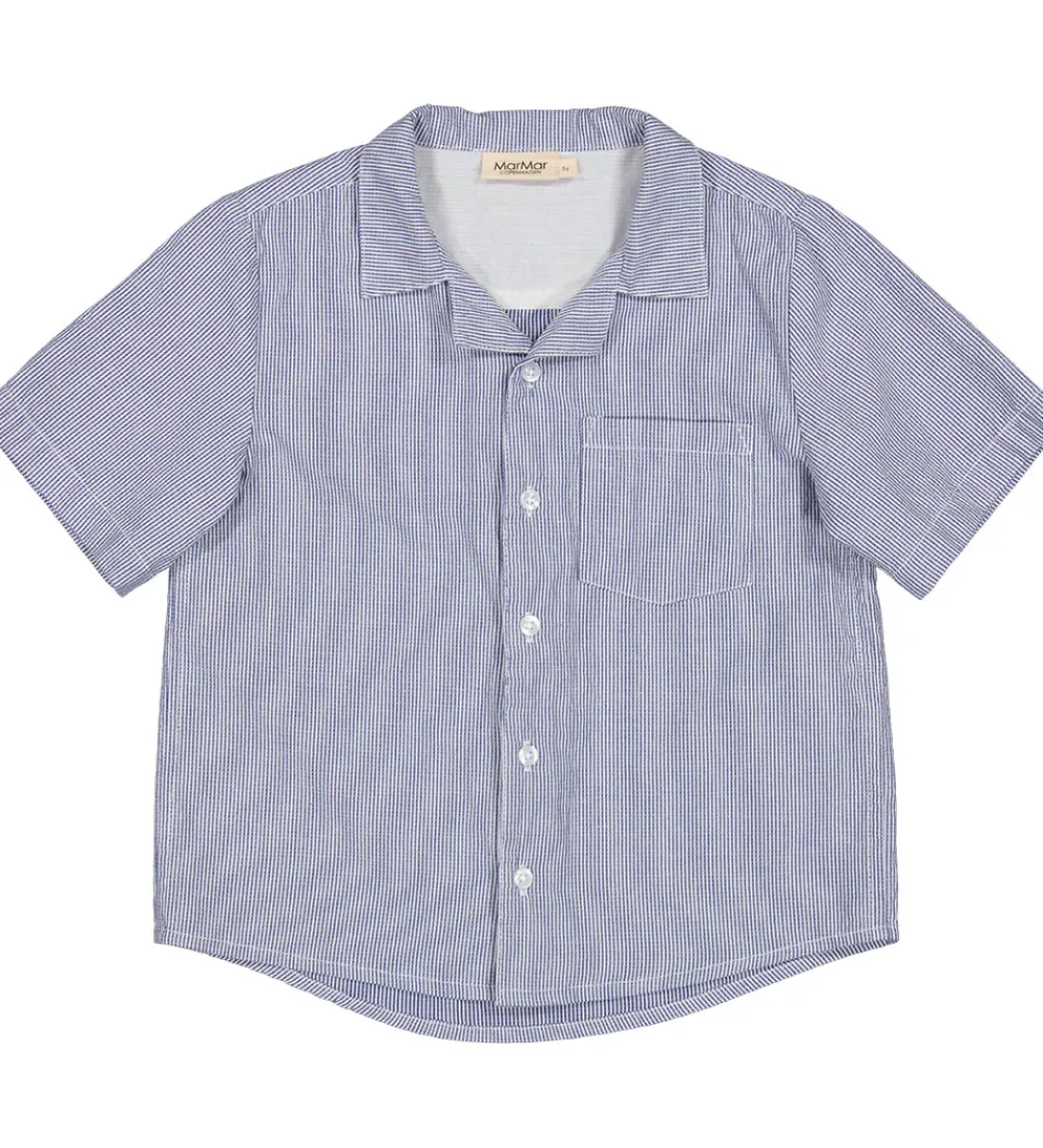 Skjorte - Tage - Navy Stripe|MarMar