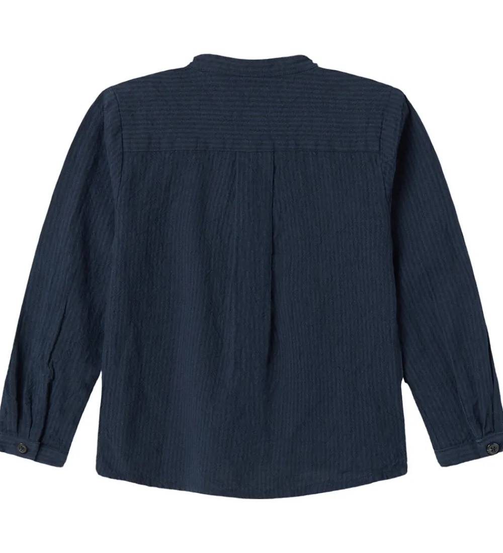 Skjorte - Torben - Dark Blue Stripe|MarMar