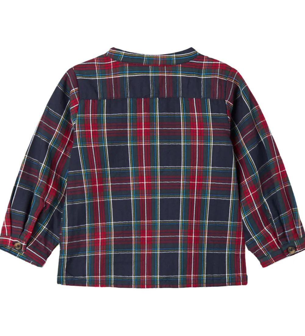 Skjorte - Totoro - Pilot Navy Check|MarMar Best