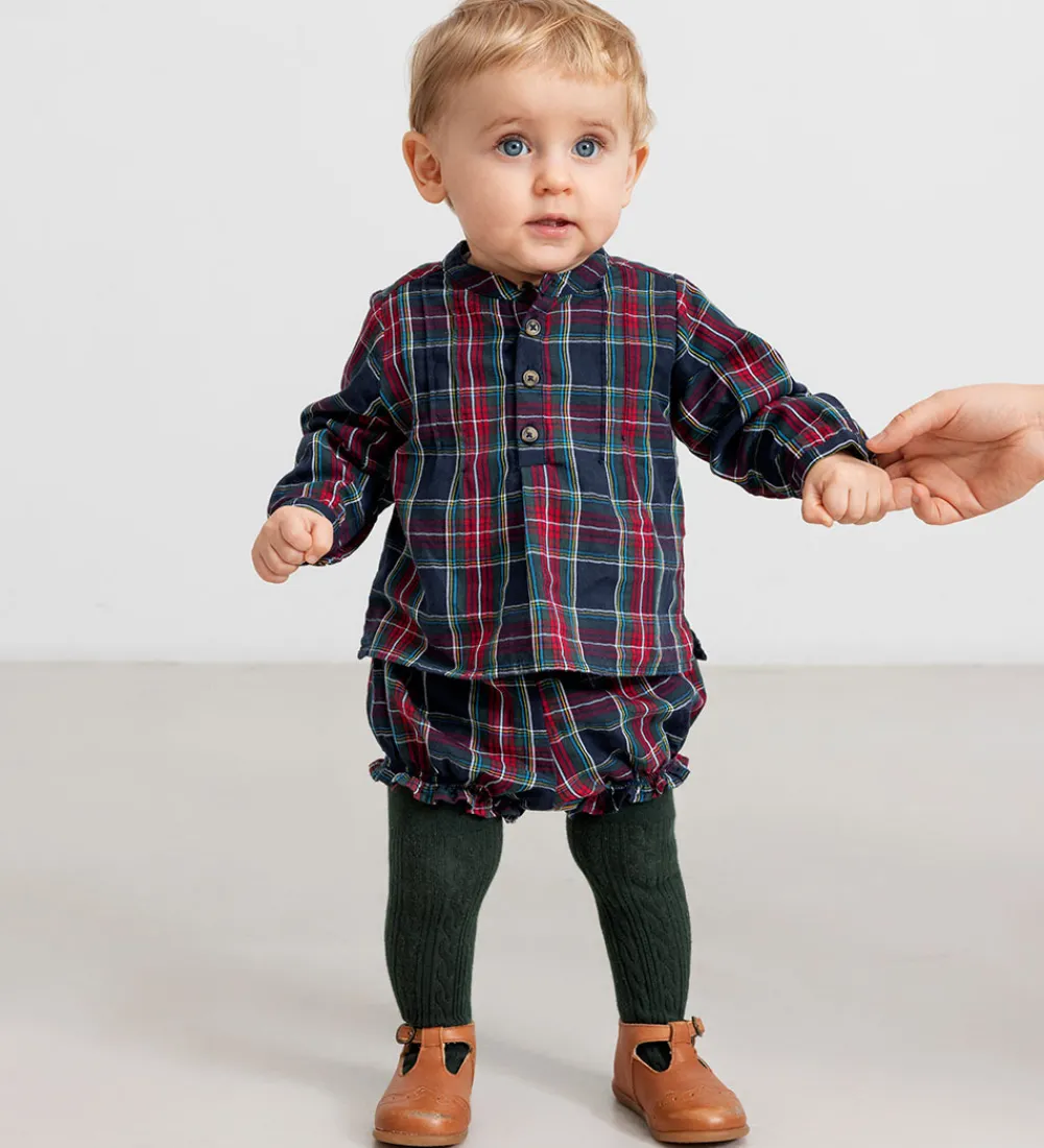 Skjorte - Totoro - Pilot Navy Check|MarMar Best