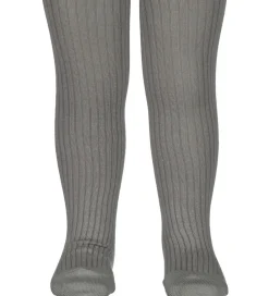 Strømpebukser - Rib - Grey Melange|MarMar Clearance