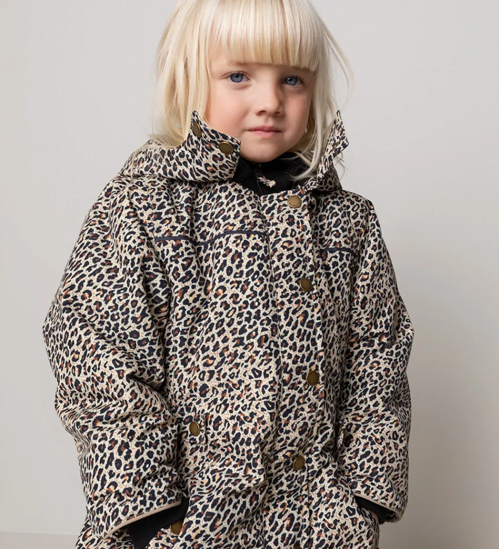 Vinterjakke - Olga - Leopard|MarMar Clearance