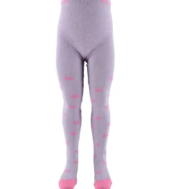 Strømpebukser - Bow Glitter - Cloud Lilac|Melton Clearance