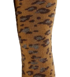 Strømpebukser - Leopard - Biscuit|Melton Hot