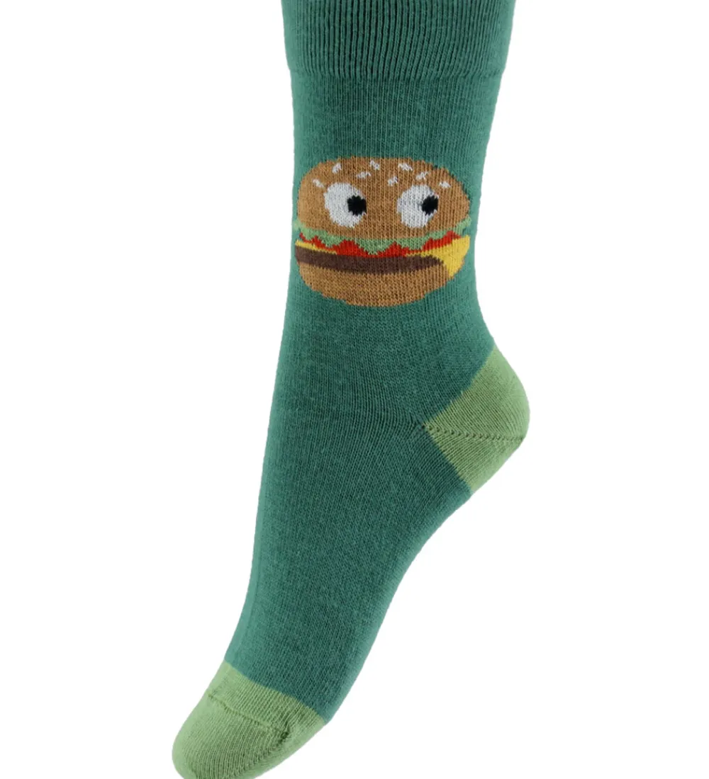 Strømper - Burger - June Bug|Melton Outlet