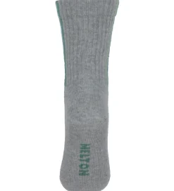 Strømper - Lysegråmeleret m. Striber|Melton Sale