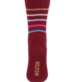 Strømper - Sundried Tomato m. Striber|Melton Discount