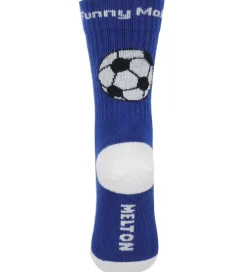 Strømper - True Blue m. Fodbold|Melton Online