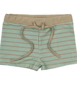 Badebukser - UV50+ - Green Bay m. Striber|Mikk-Line Discount