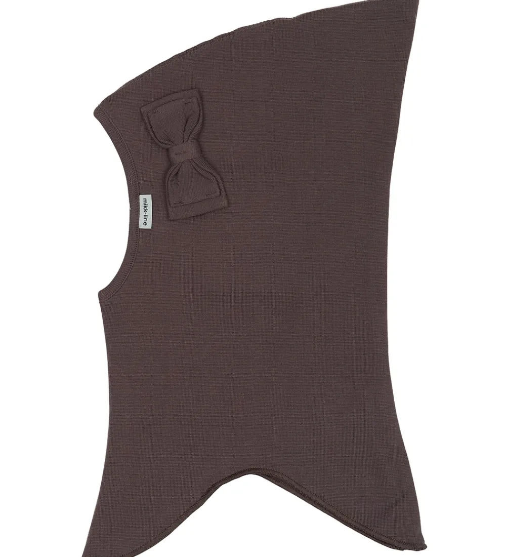 Elefanthue - 2-lags - Raisin m. Sløjfe|Mikk-Line Discount