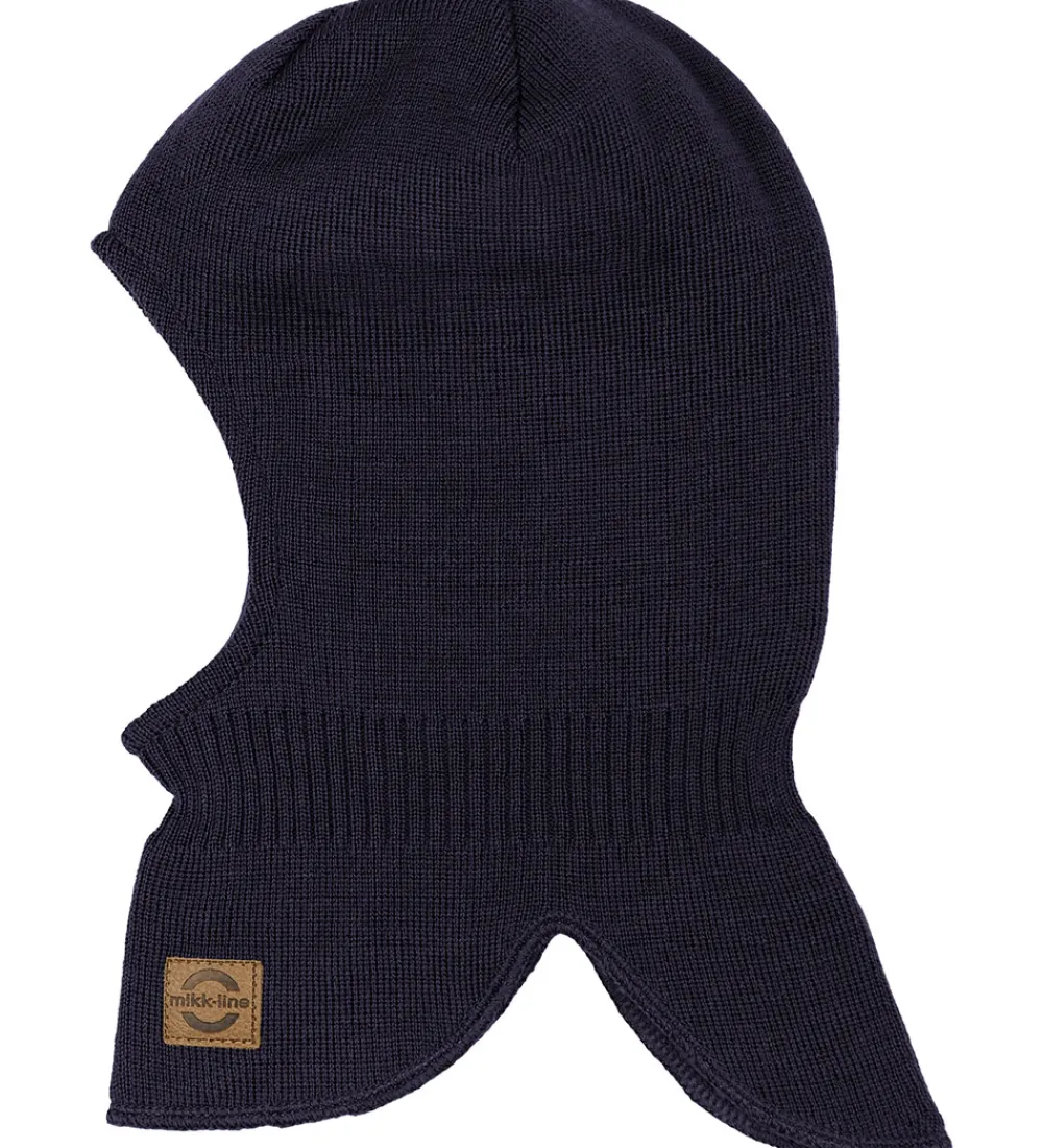 Elefanthue - Strik - Uld/Akryl - 2-lags - Raisin|Mikk-Line Sale