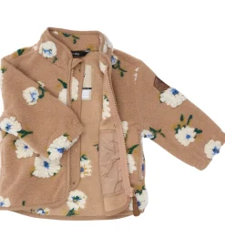 Fleecejakke - Chipmunk m. Blomster|Mikk-Line Hot