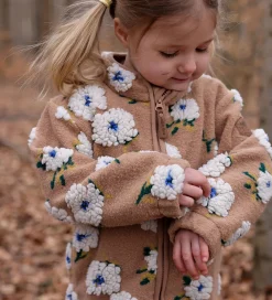 Fleecejakke - Chipmunk m. Blomster|Mikk-Line Hot