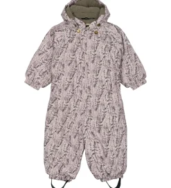 Flyverdragt - AOP Floral - Cloud Gray|Mikk-Line Best