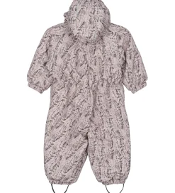 Flyverdragt - AOP Floral - Cloud Gray|Mikk-Line Best