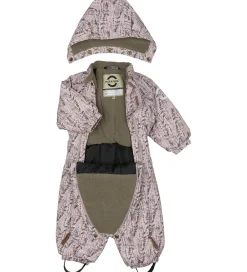 Flyverdragt - AOP Floral - Cloud Gray|Mikk-Line Best