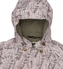 Flyverdragt - AOP Floral - Cloud Gray|Mikk-Line Best