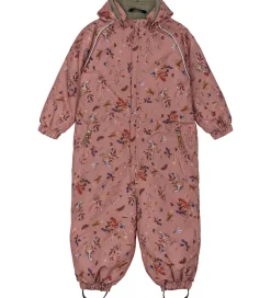 Flyverdragt - Floral - Burlwood m. Print|Mikk-Line Best