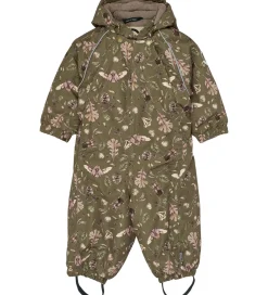 Flyverdragt - Forest - Burnt Olive m. Print|Mikk-Line Discount