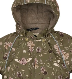 Flyverdragt - Forest - Burnt Olive m. Print|Mikk-Line Discount