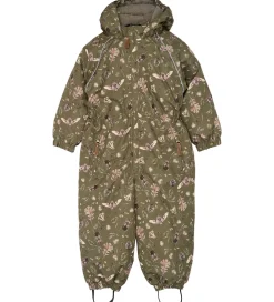 Flyverdragt - Forrest - Burnt Olive m. Print|Mikk-Line Best