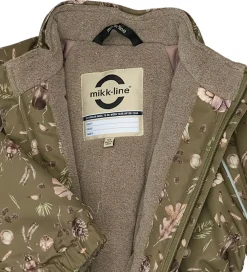 Flyverdragt - Forrest - Burnt Olive m. Print|Mikk-Line Best